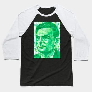 ALAN TURING watercolor portrait .1 Baseball T-Shirt